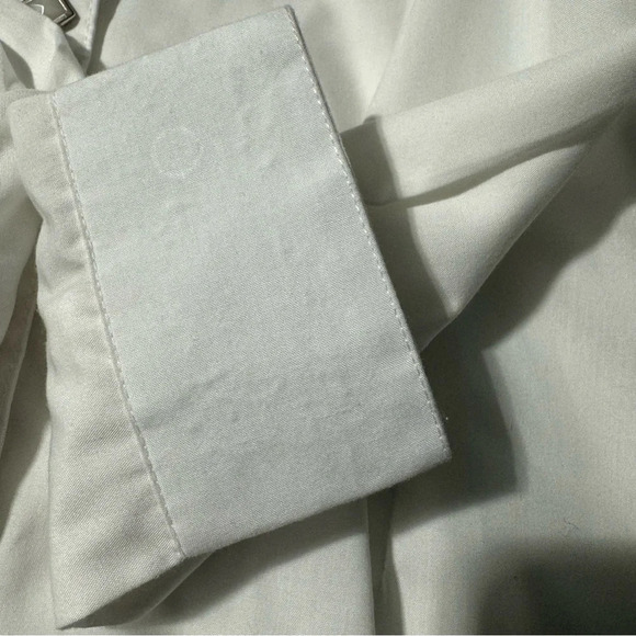 Panhandle Slim Western Snap Down Shirt White Square Pearl Looking  Snaps Medium - Picture 8 of 15